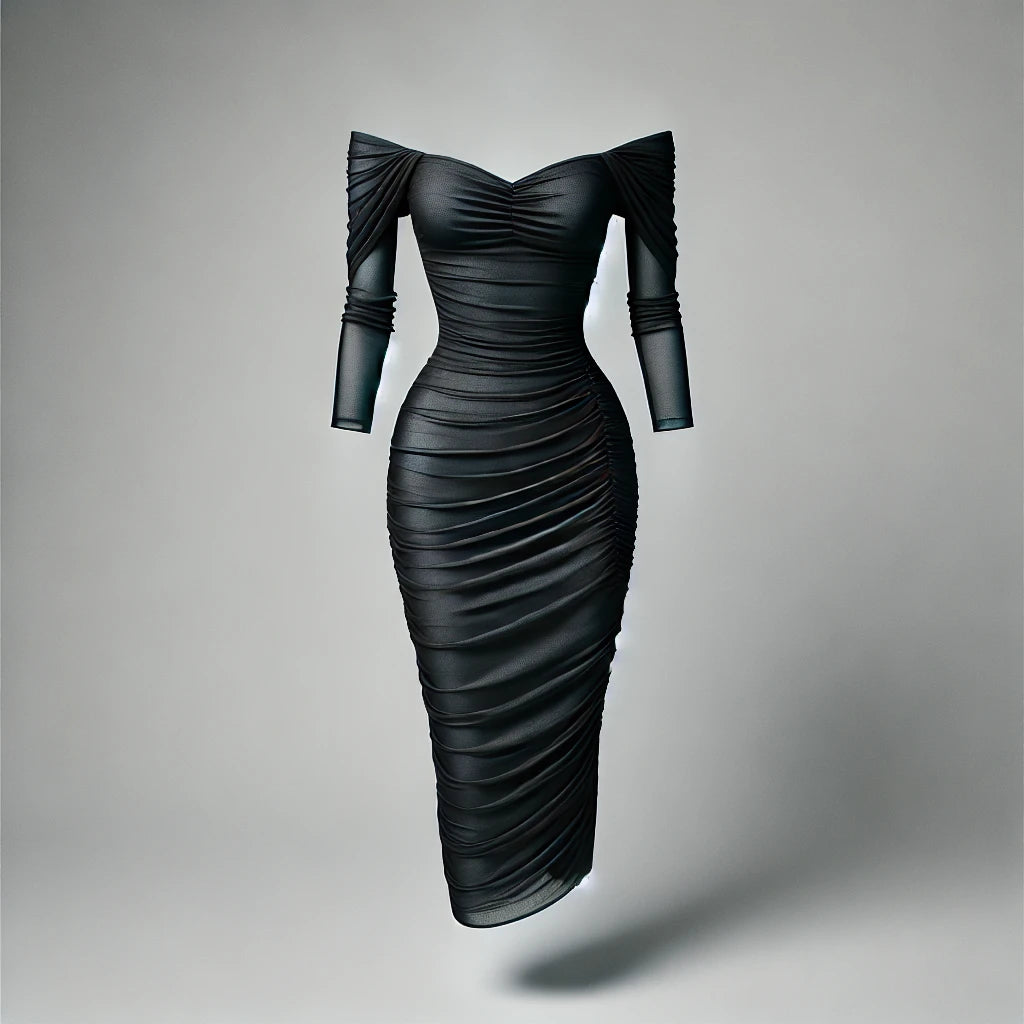 off the shoulder dress