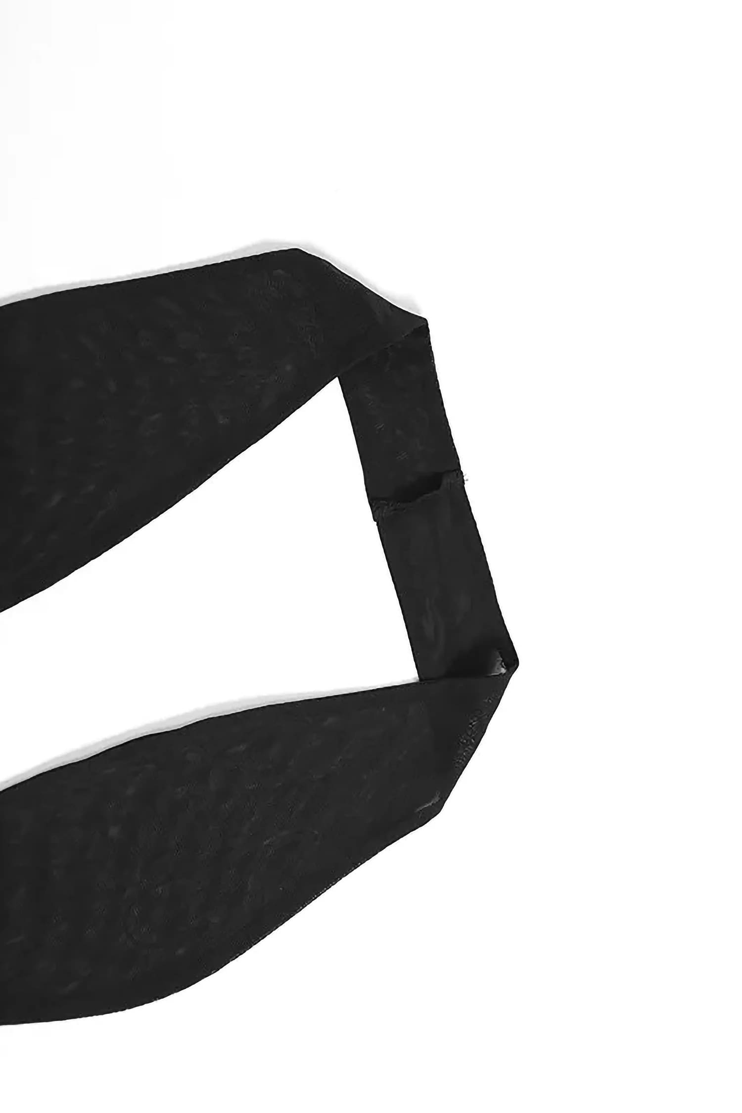 Black Backless Ruffle Mini Dress