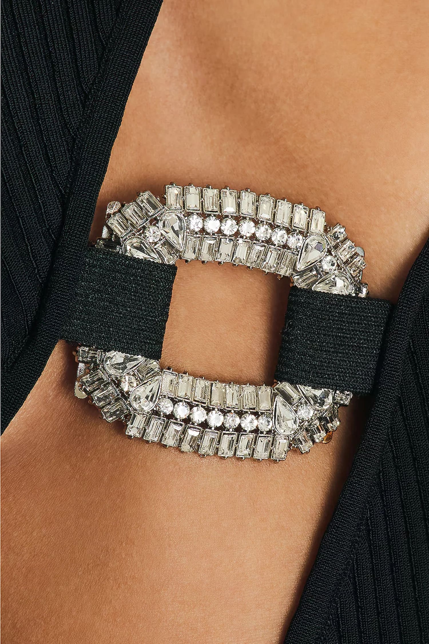 Black Cutout Asymmetrical Sweater Midi Dress