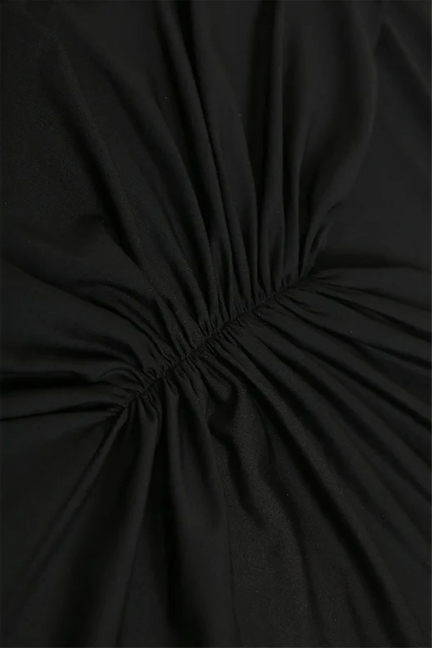 Black Low Back Long Dress