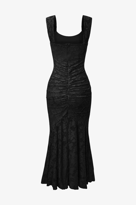 Black Off The Shoulder Mermaid Dress