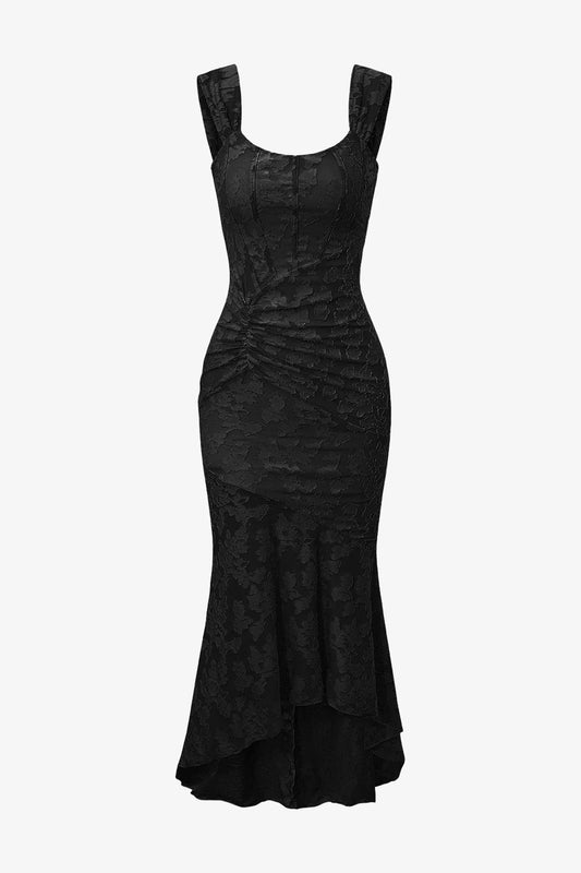 Black Off The Shoulder Mermaid Dress