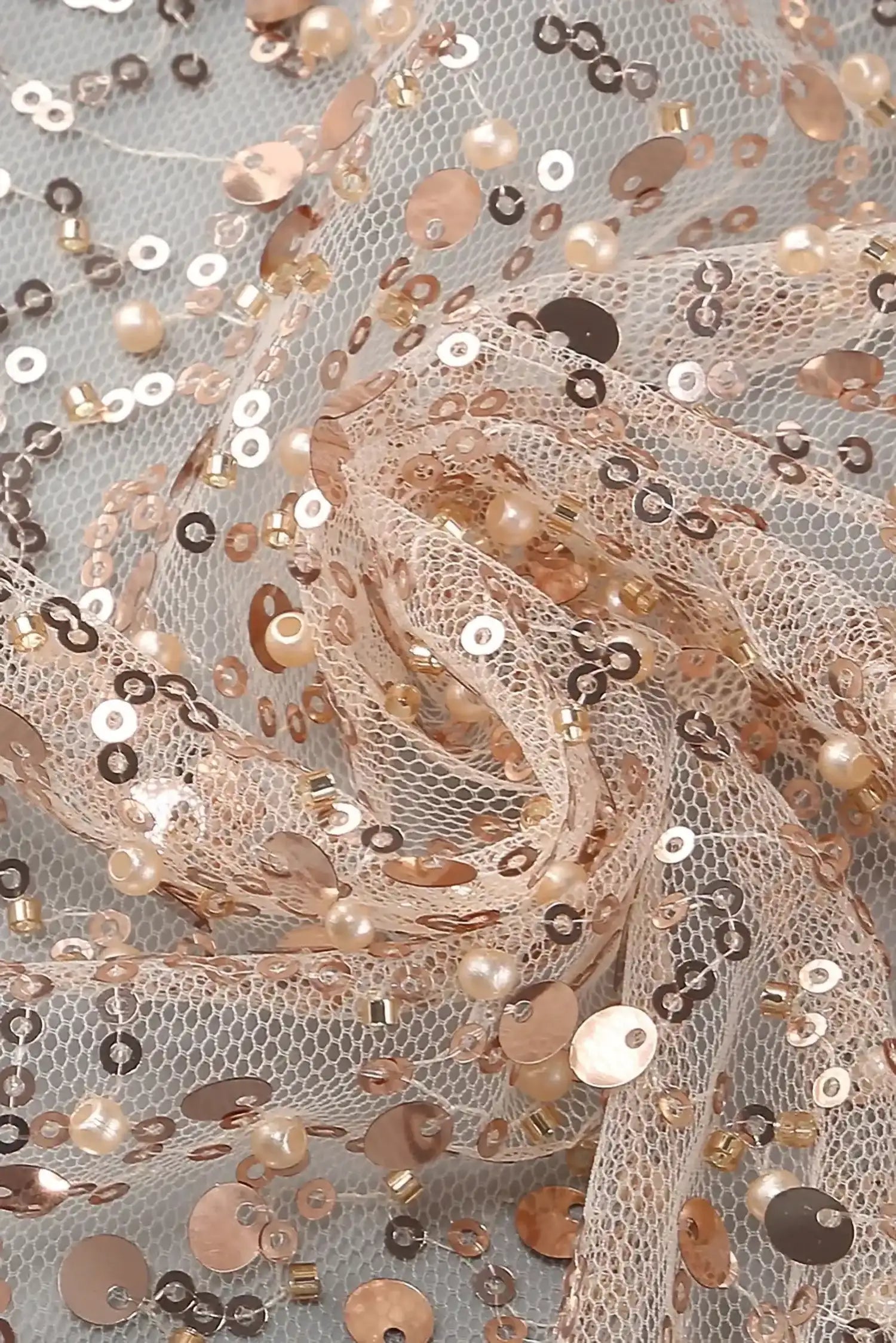 Peach Sequin Off The Shoulder Mini Dress Dress