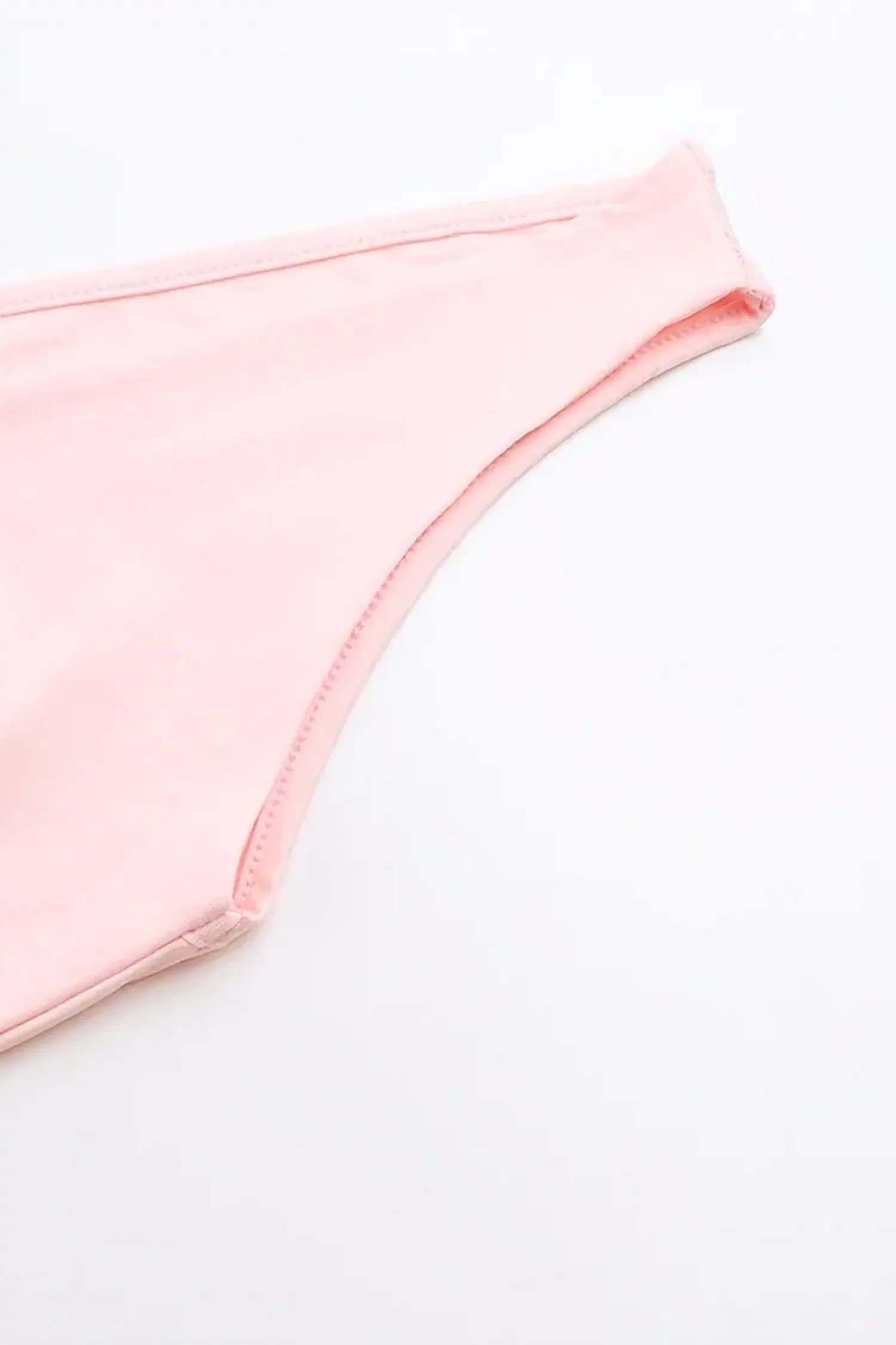 Pink V-Neck Slit Maxi Dress