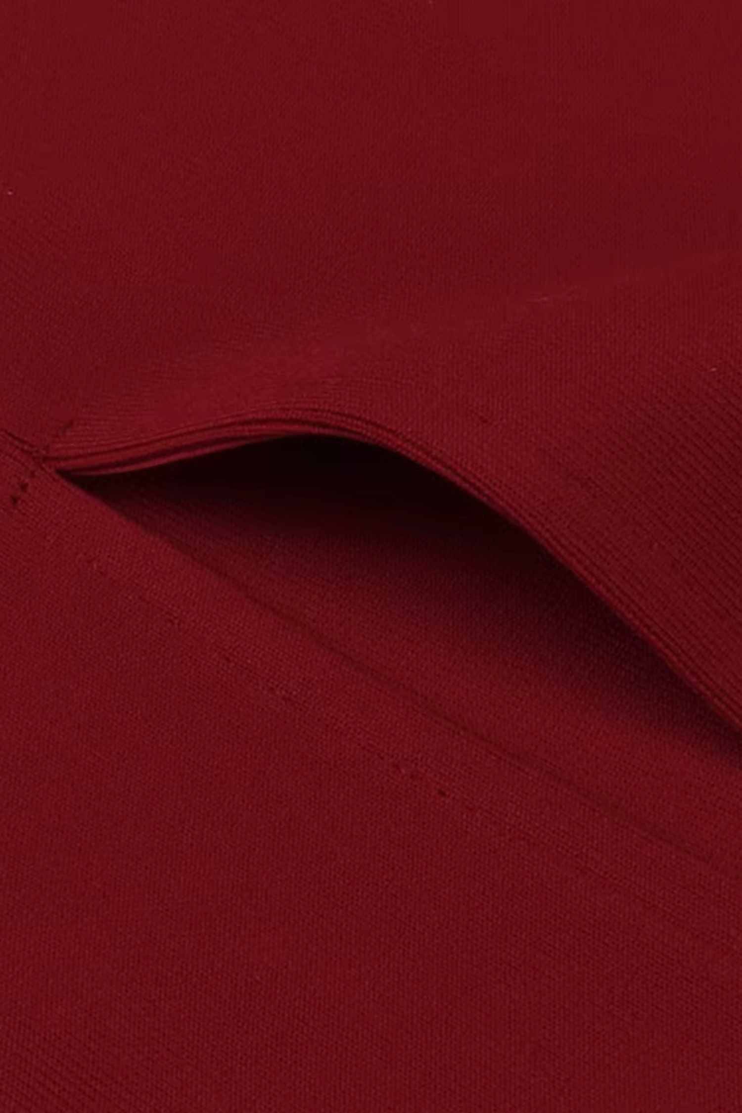 Red Gold Chain Cutout Bodycon Maxi Dress Dress