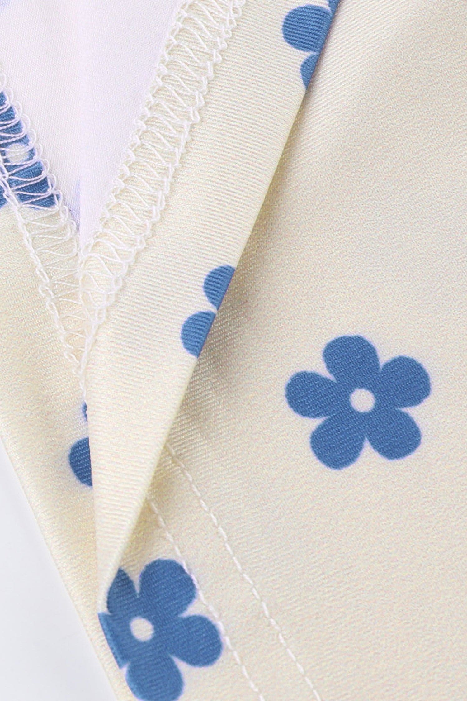 Sleeveless V-Neck Floral Mini Dress