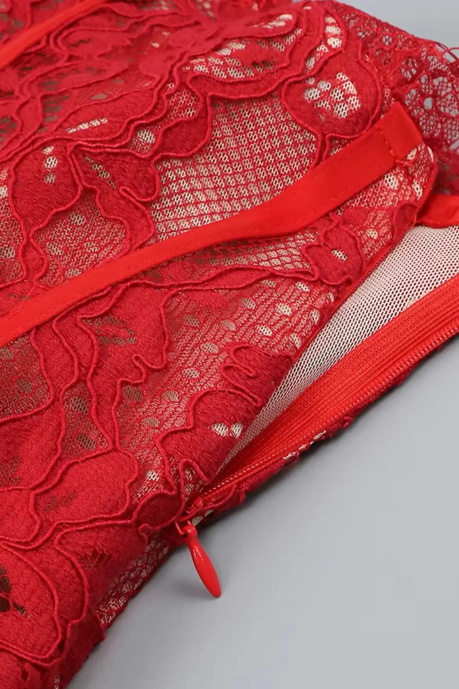 Strapless Corset Mini Draped Red Dress Dress