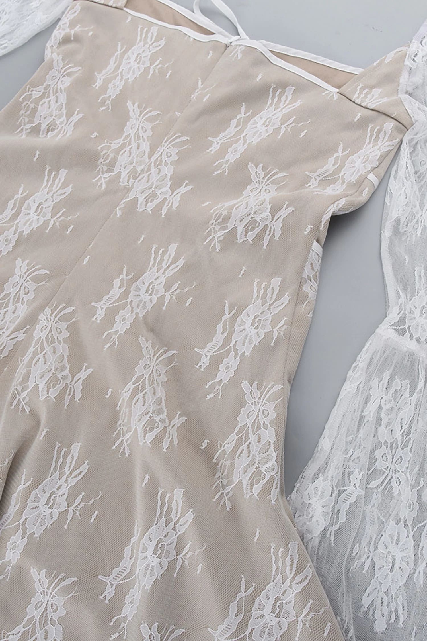 Vintage Bell Sleeve Lace Dress