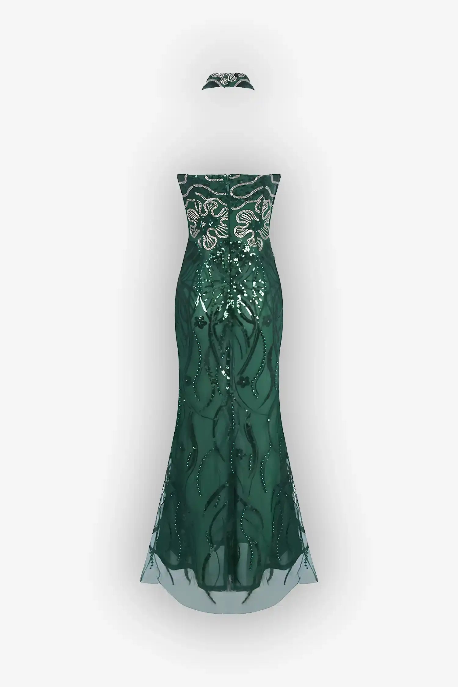 Emerald Green Strapless Mermaid Dress Dress